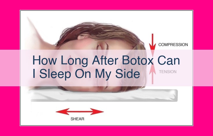 how long after botox can i sleep on my side