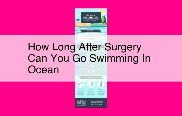 how long after surgery can you go swimming in ocean