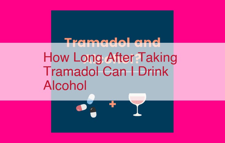 how long after taking tramadol can i drink alcohol