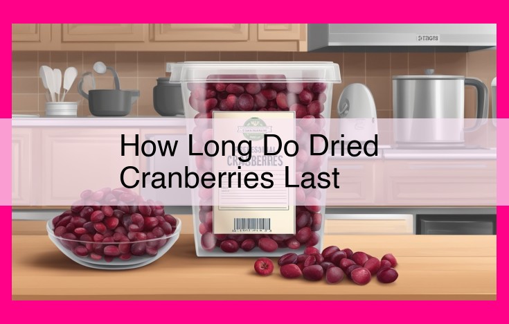 how long do dried cranberries last