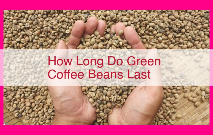 how long do green coffee beans last