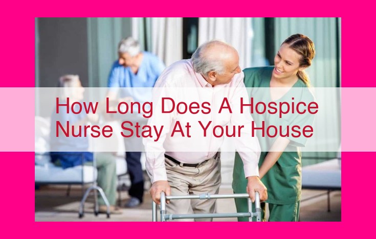 how long does a hospice nurse stay at your house