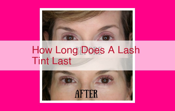 how long does a lash tint last