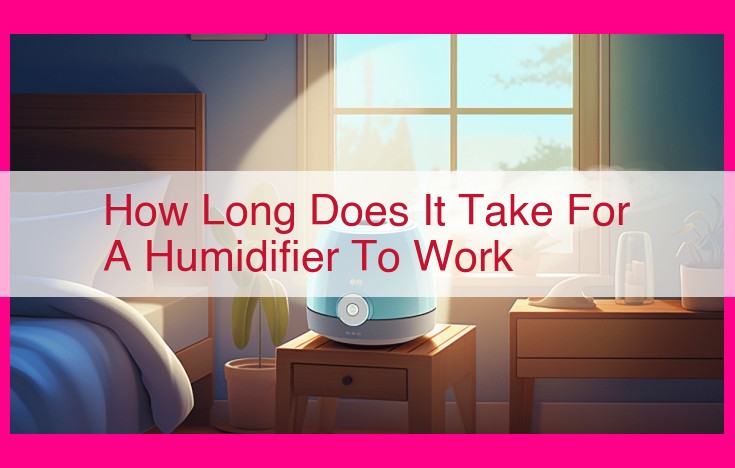 how long does it take for a humidifier to work