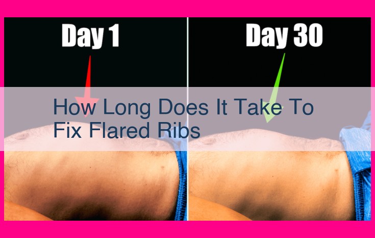 how long does it take to fix flared ribs