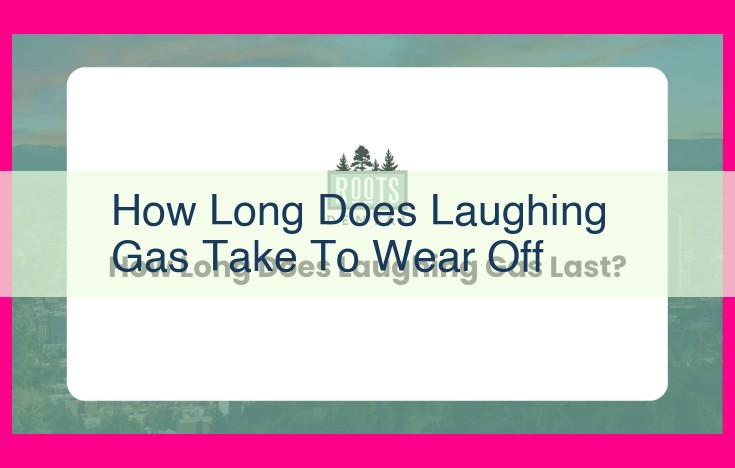 how long does laughing gas take to wear off