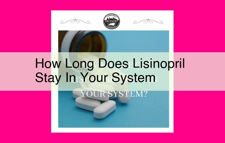 how long does lisinopril stay in your system