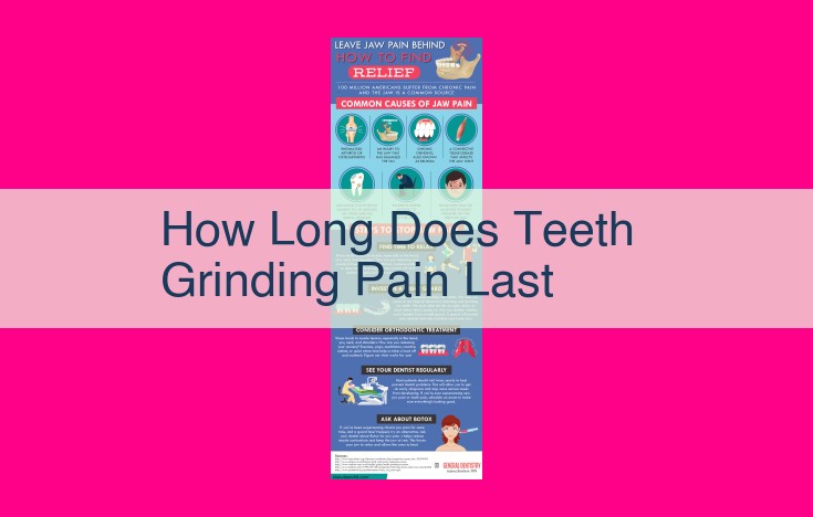 how long does teeth grinding pain last