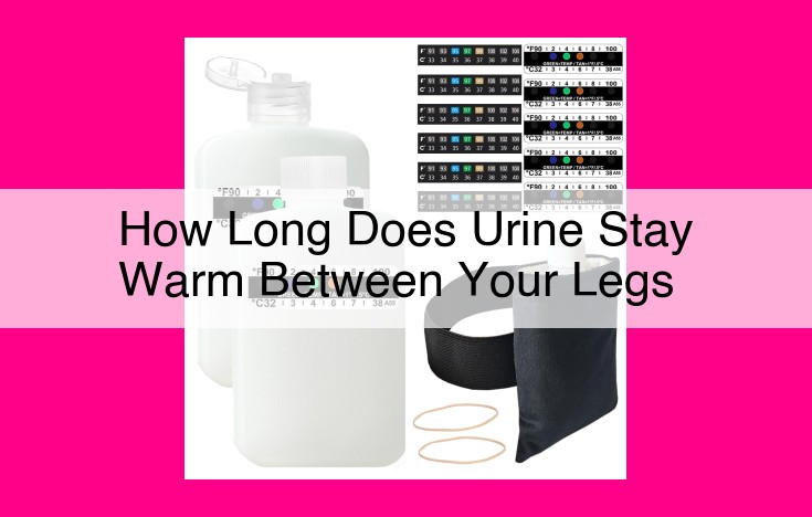 how long does urine stay warm between your legs