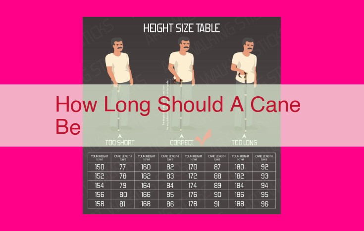 how long should a cane be