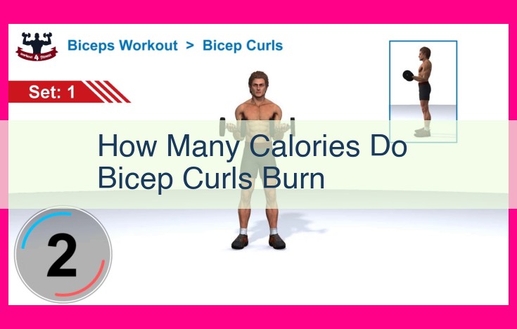 how many calories do bicep curls burn