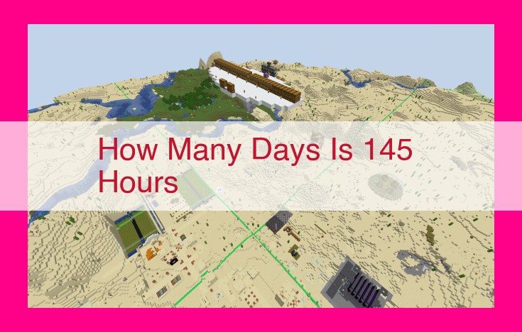 how many days is 145 hours