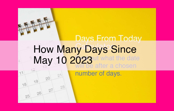 how many days since may 10 2023