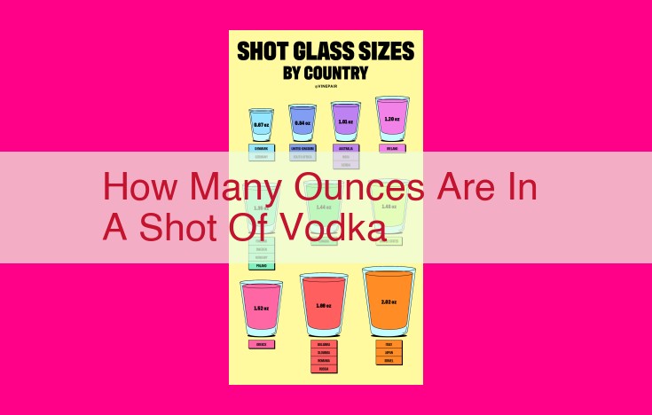 how many ounces are in a shot of vodka