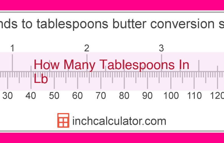 how many tablespoons in lb