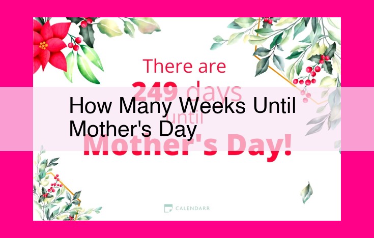 how many weeks until mother's day