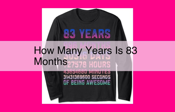 how many years is 83 months