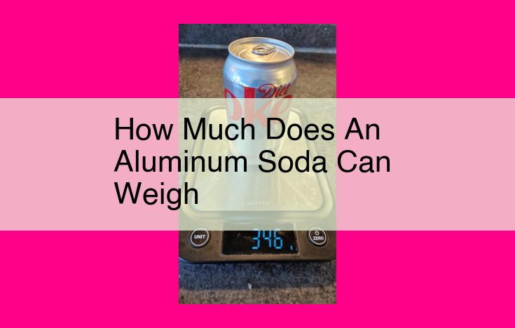 how much does an aluminum soda can weigh