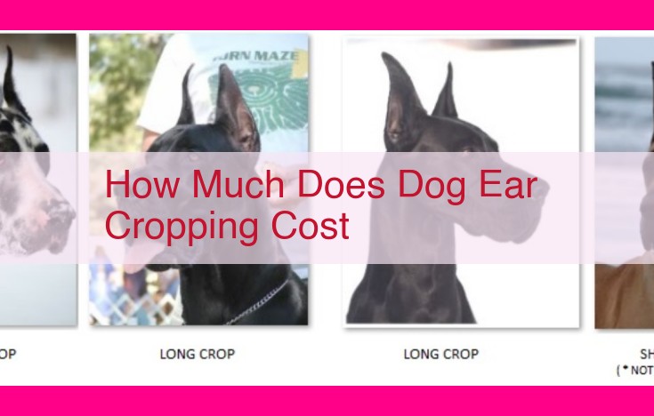 how much does dog ear cropping cost