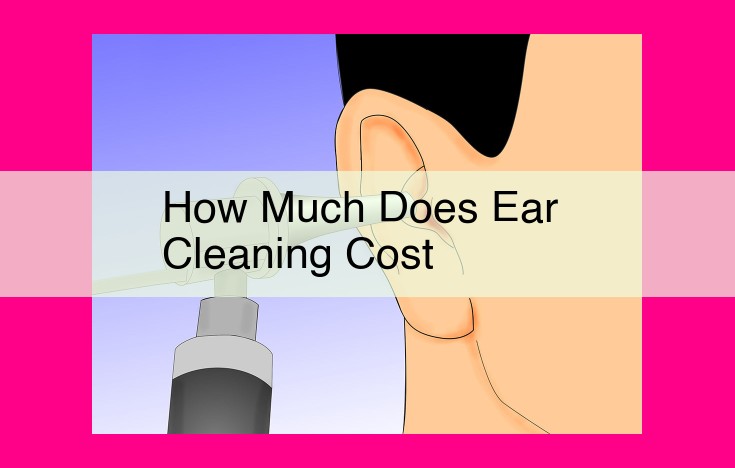 how much does ear cleaning cost