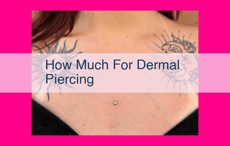 how much for dermal piercing