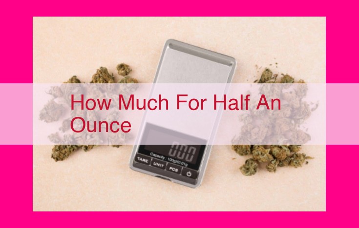 how much for half an ounce