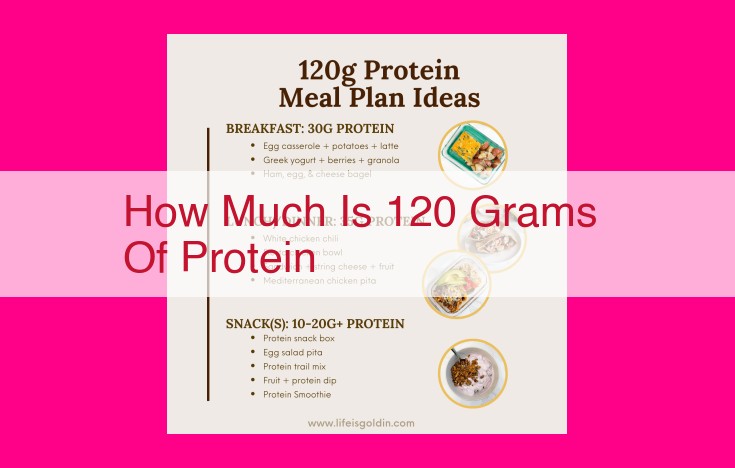 how much is 120 grams of protein