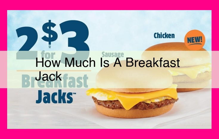 how much is a breakfast jack