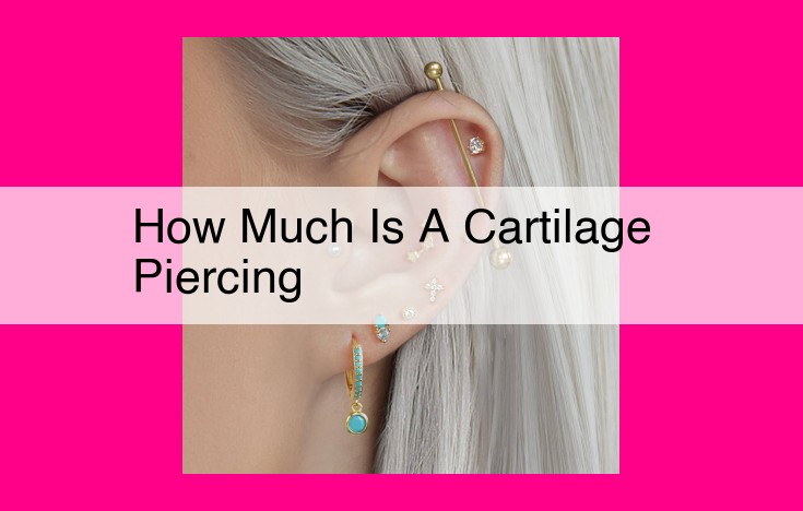 how much is a cartilage piercing