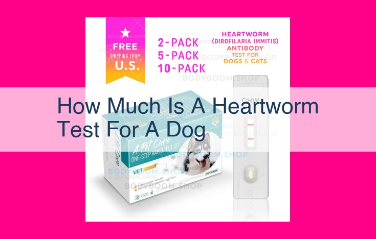 how much is a heartworm test for a dog