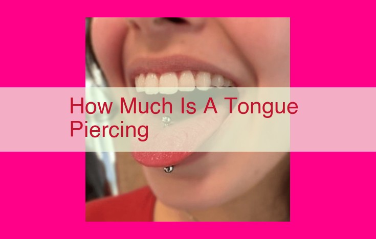 how much is a tongue piercing