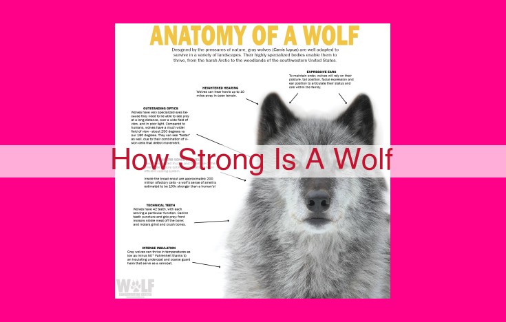 how strong is a wolf