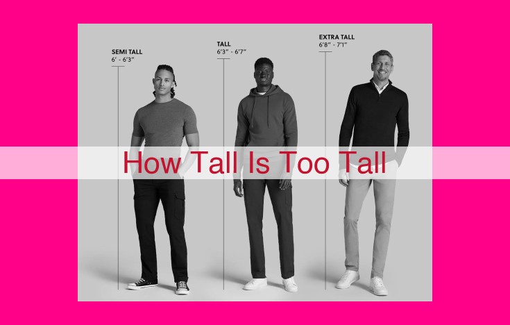 how tall is too tall