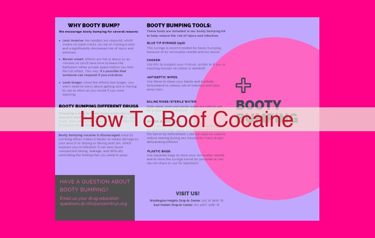 how to boof cocaine