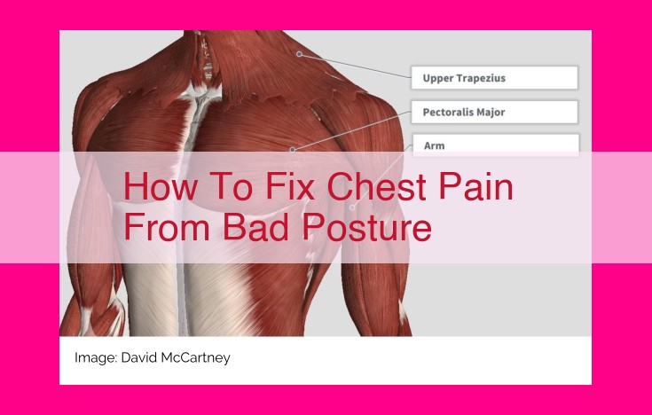 how to fix chest pain from bad posture