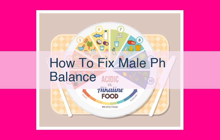 how to fix male ph balance