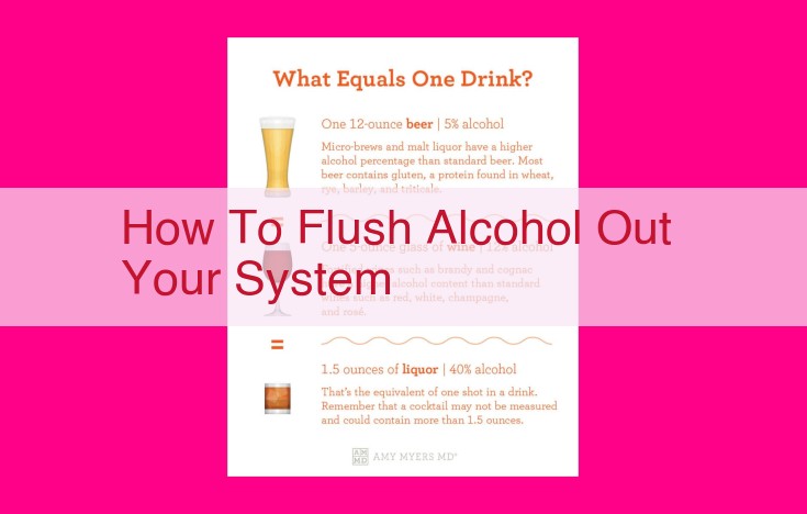 how to flush alcohol out your system