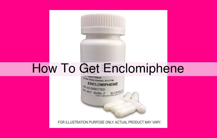 how to get enclomiphene