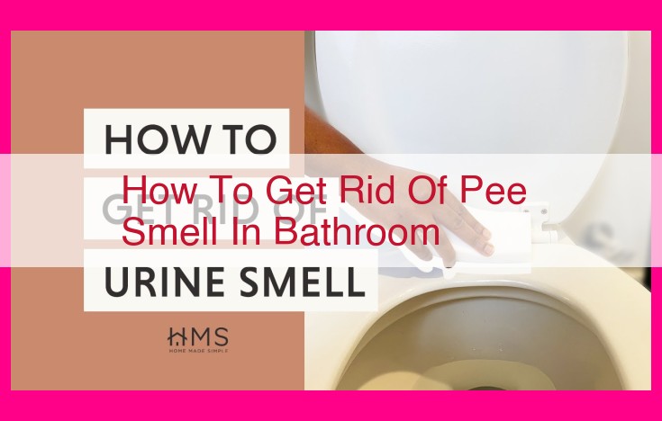 how to get rid of pee smell in bathroom