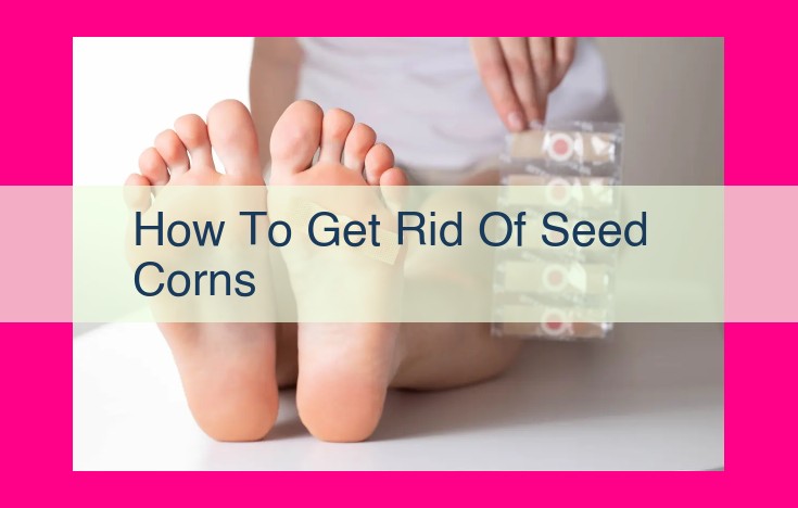 how to get rid of seed corns