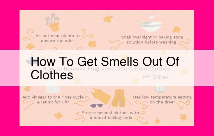 how to get smells out of clothes