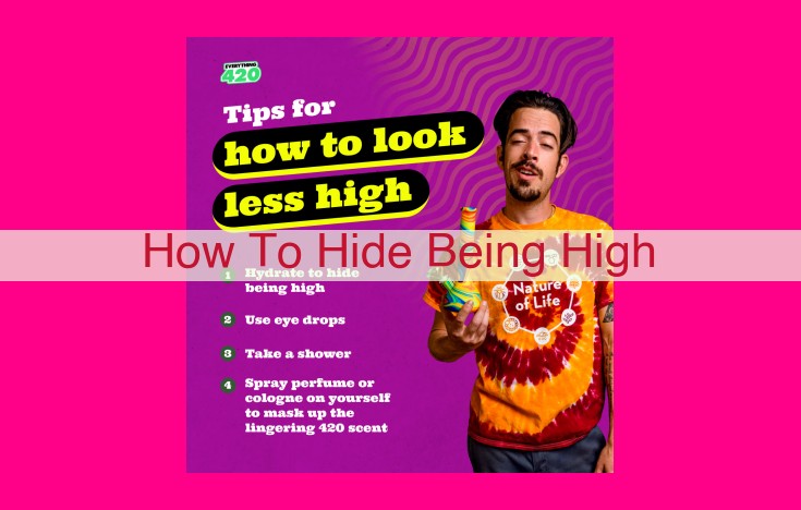 how to hide being high