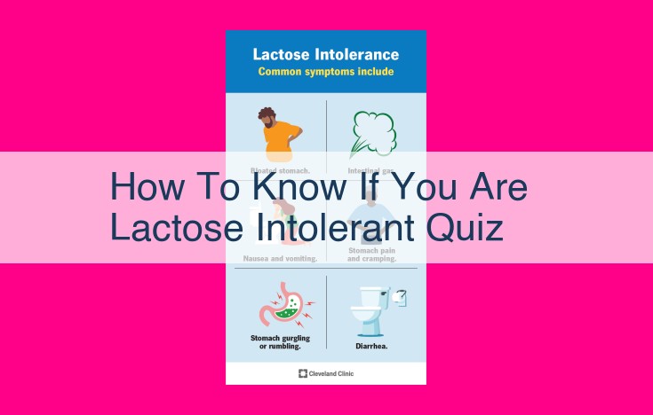 how to know if you are lactose intolerant quiz