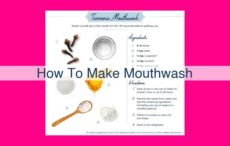 how to make mouthwash