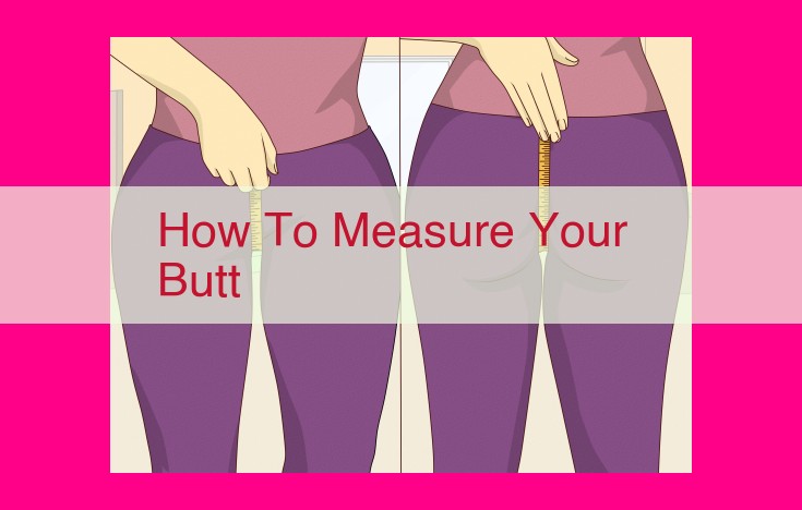 how to measure your butt