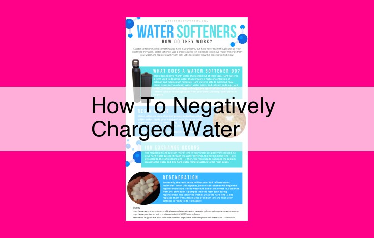 how to negatively charged water