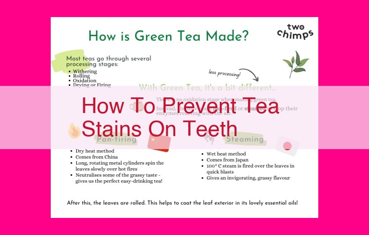 how to prevent tea stains on teeth