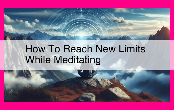 how to reach new limits while meditating