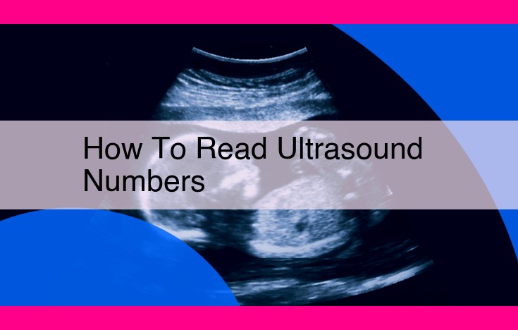 how to read ultrasound numbers