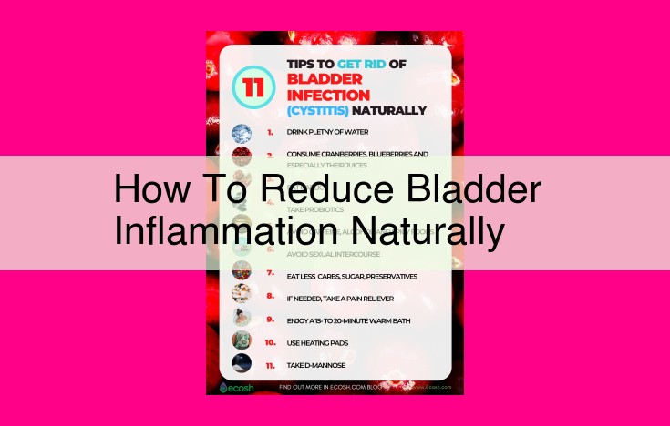 how to reduce bladder inflammation naturally